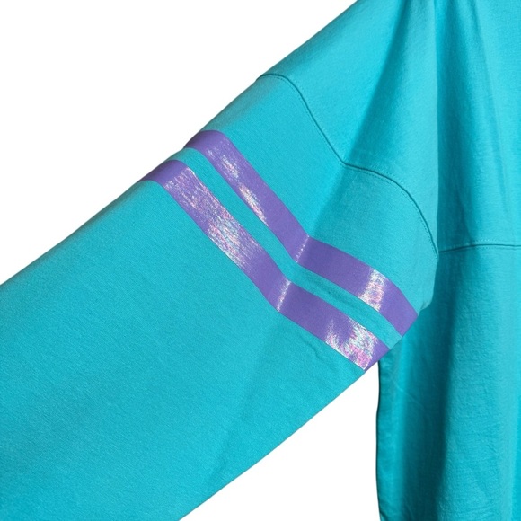 NWT Walt Disney World Spirit Jersey Iridescent Adult Size Large Teal Purple C16 - Picture 3 of 15